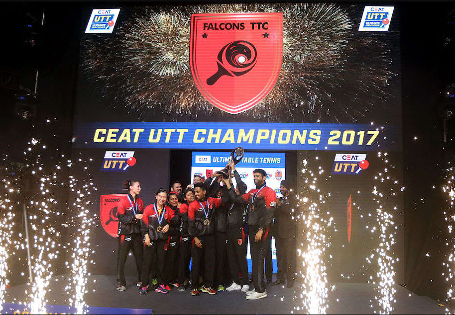 Ultimate Table Tennis final 2017: Falcons TTC triumph over Shaze Challengers as sport takes giant strides in India