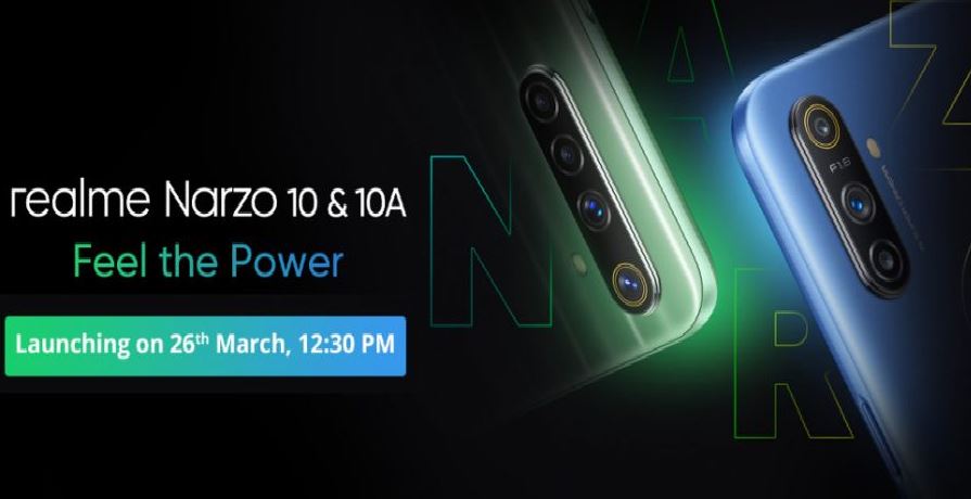 Realme Narzo 10, Nazro 10A launching on March 26 in India: Check Details
